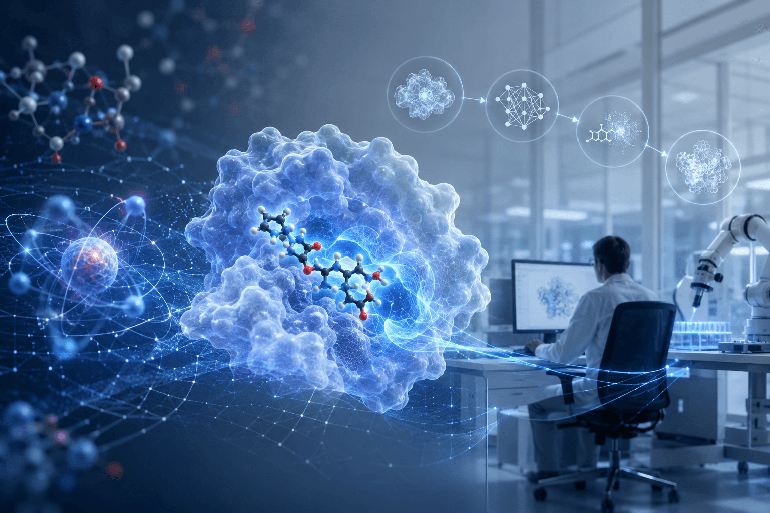 Molecular simulation in a drug-discovery lab
